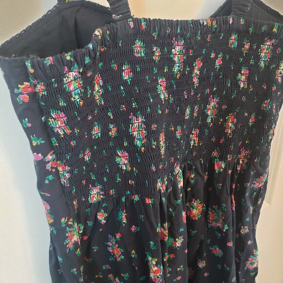 American Eagle Outfitters Sleeveless Blue Floral Dress Size Medium - Picture 7 of 7